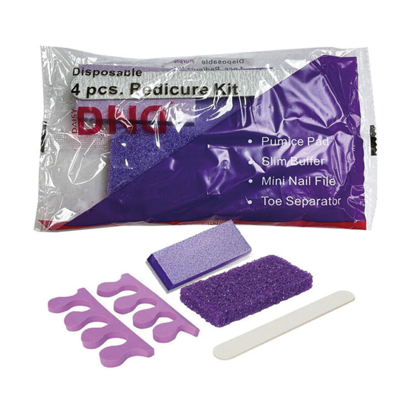 DAISY DND DAISY DND Disposable Pedicure Kit Purple Pumice - UNIT