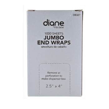 DIANE BEAUTY DIANE Jumbo End Wraps, 100 Sheets, 2 1/2" x 4" - D8327