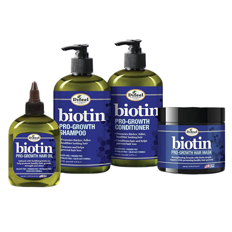 DIFEEL DIFEEL Biotin Pro-growth Infused Hair Care - SH4x-BIO12-BX