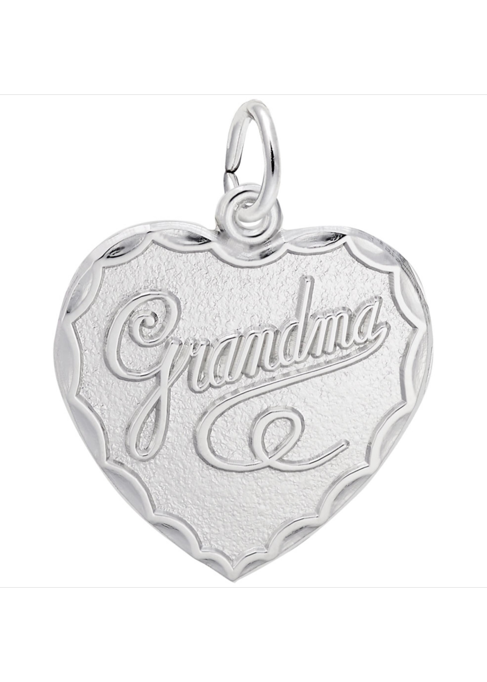 Sterling Silver Grandma Charm