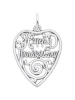 Sterling Silver Anniversary Charm