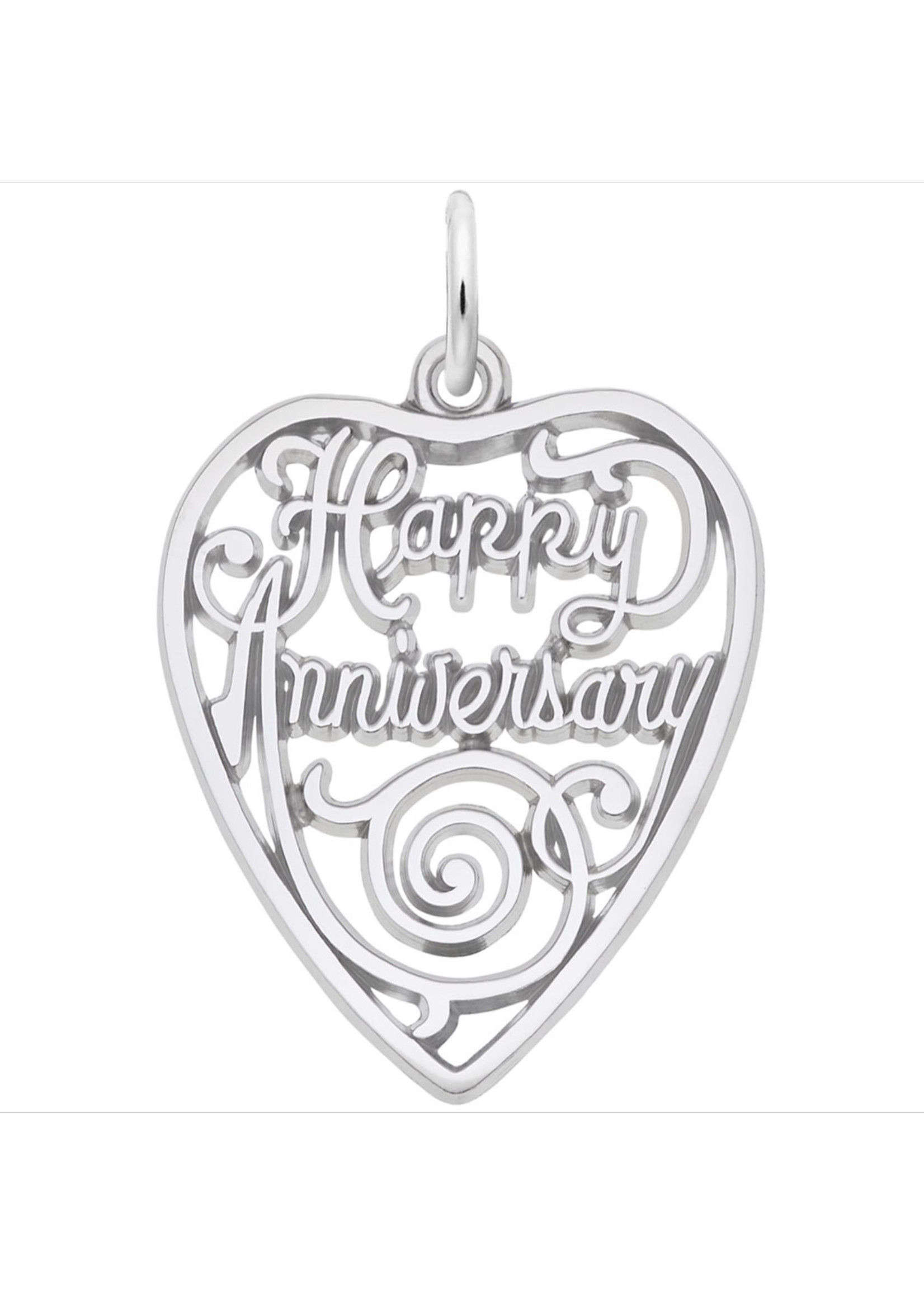 Sterling Silver Anniversary Charm