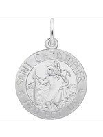Sterling Silver St. Christopher Charm