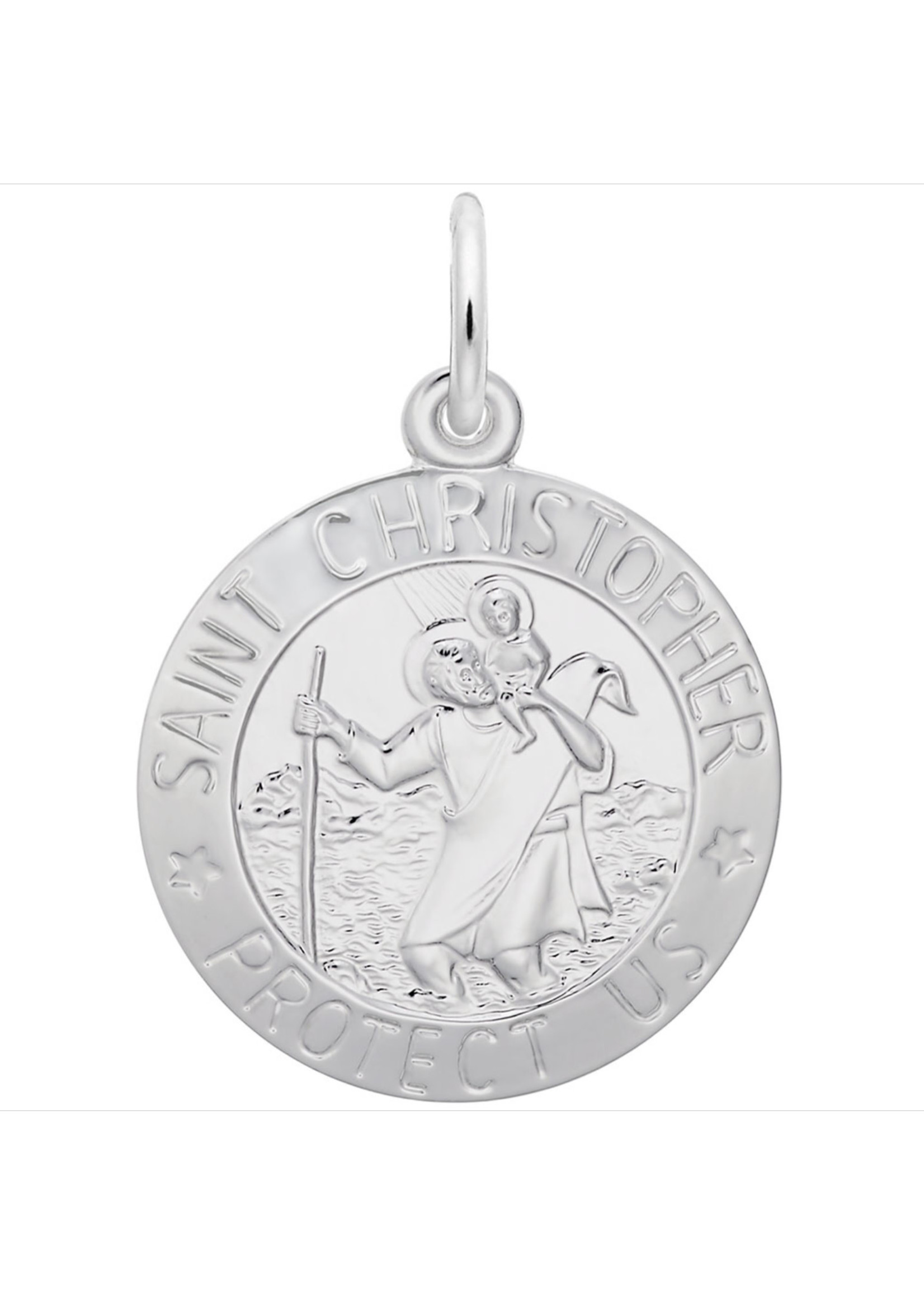 Sterling Silver St. Christopher Charm