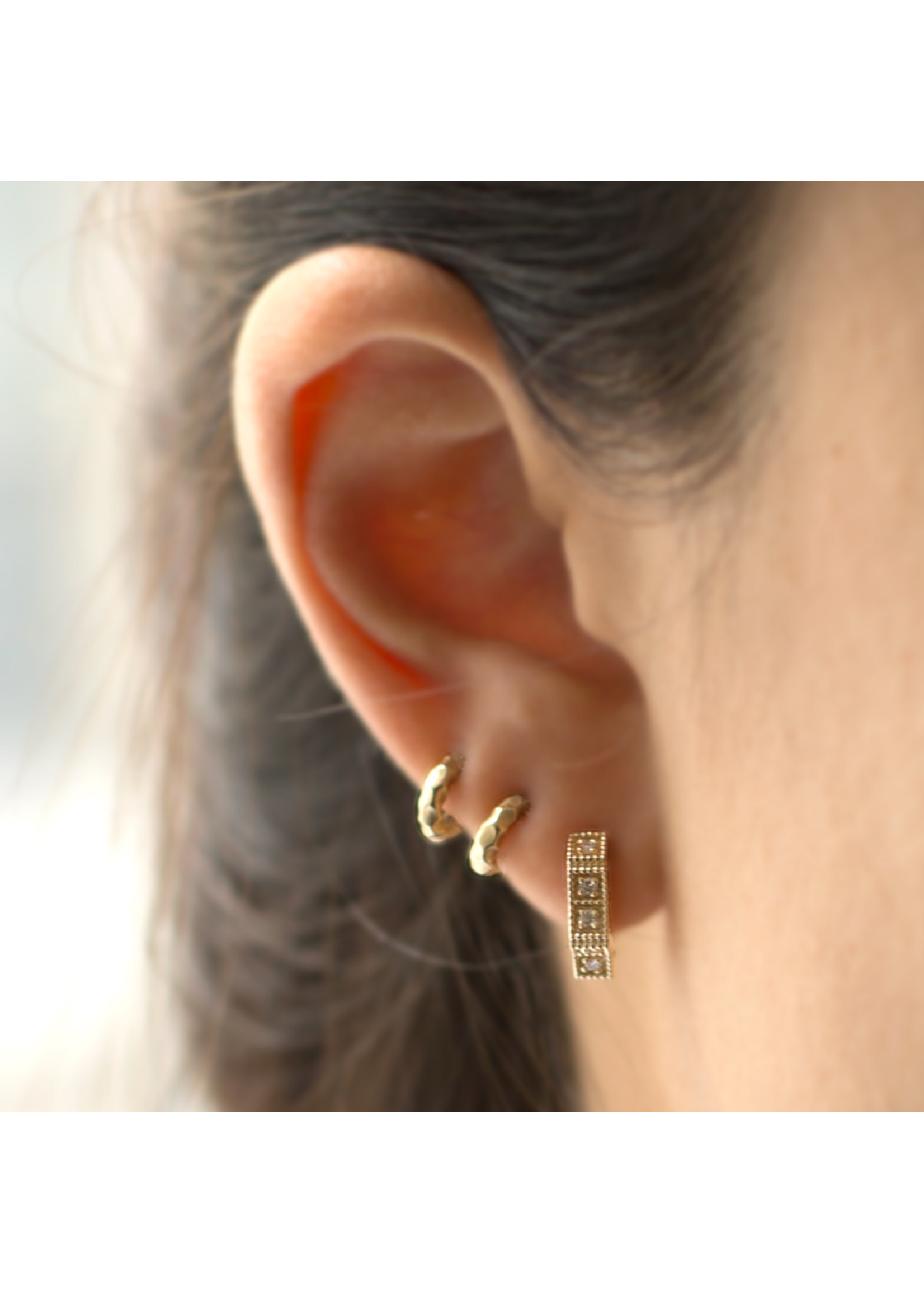 Barbela Design Gold Lane Mini Hoops