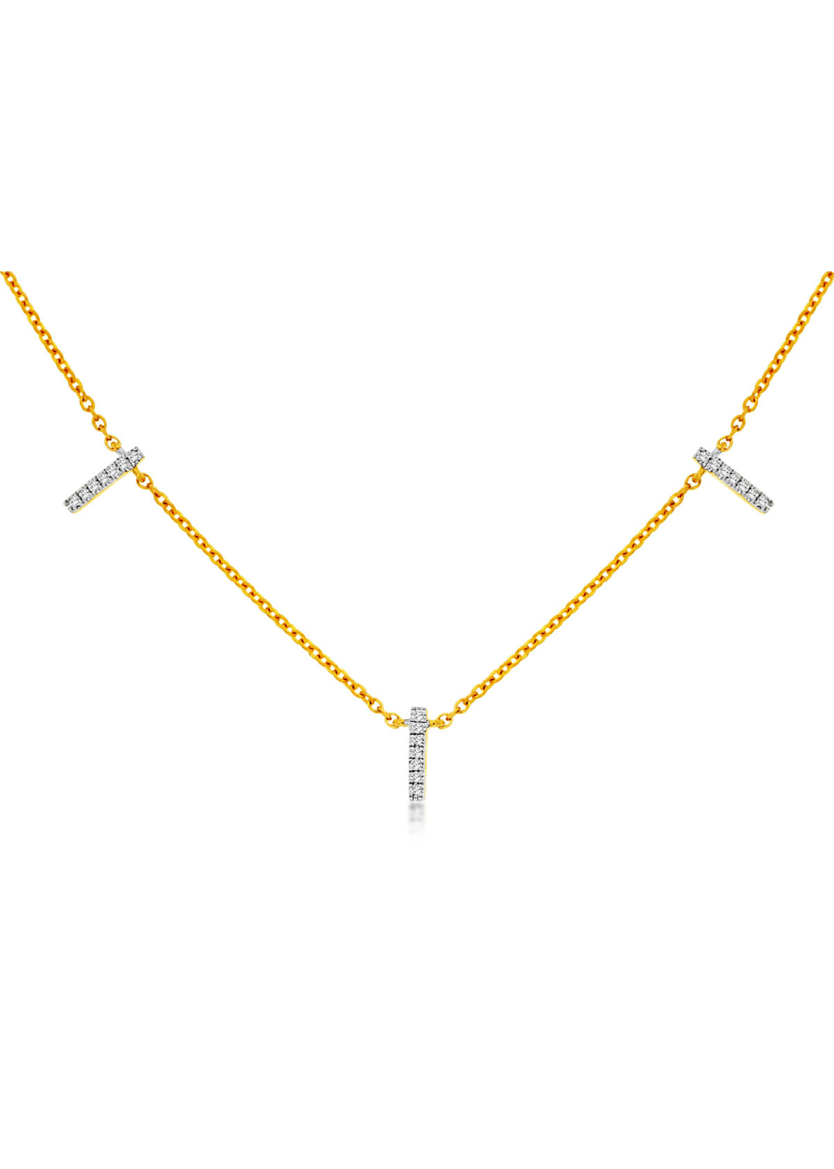 Noble Collection Diamond Necklace 7 Station