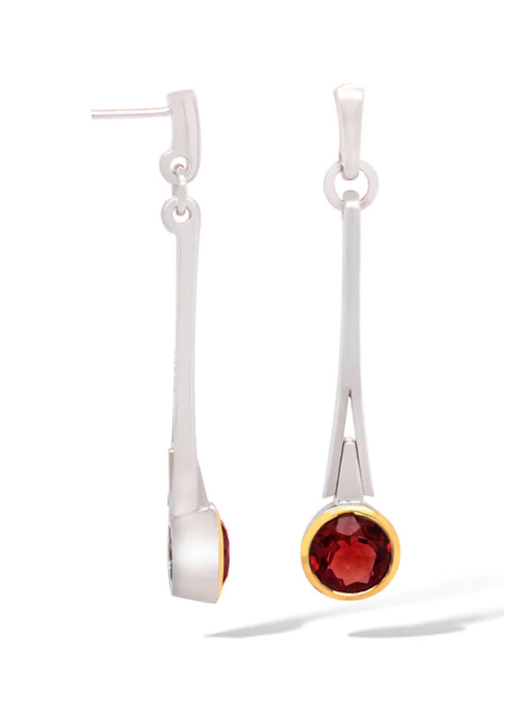 Joryel Vera MODERN GARNET GEMSTONE EARRING