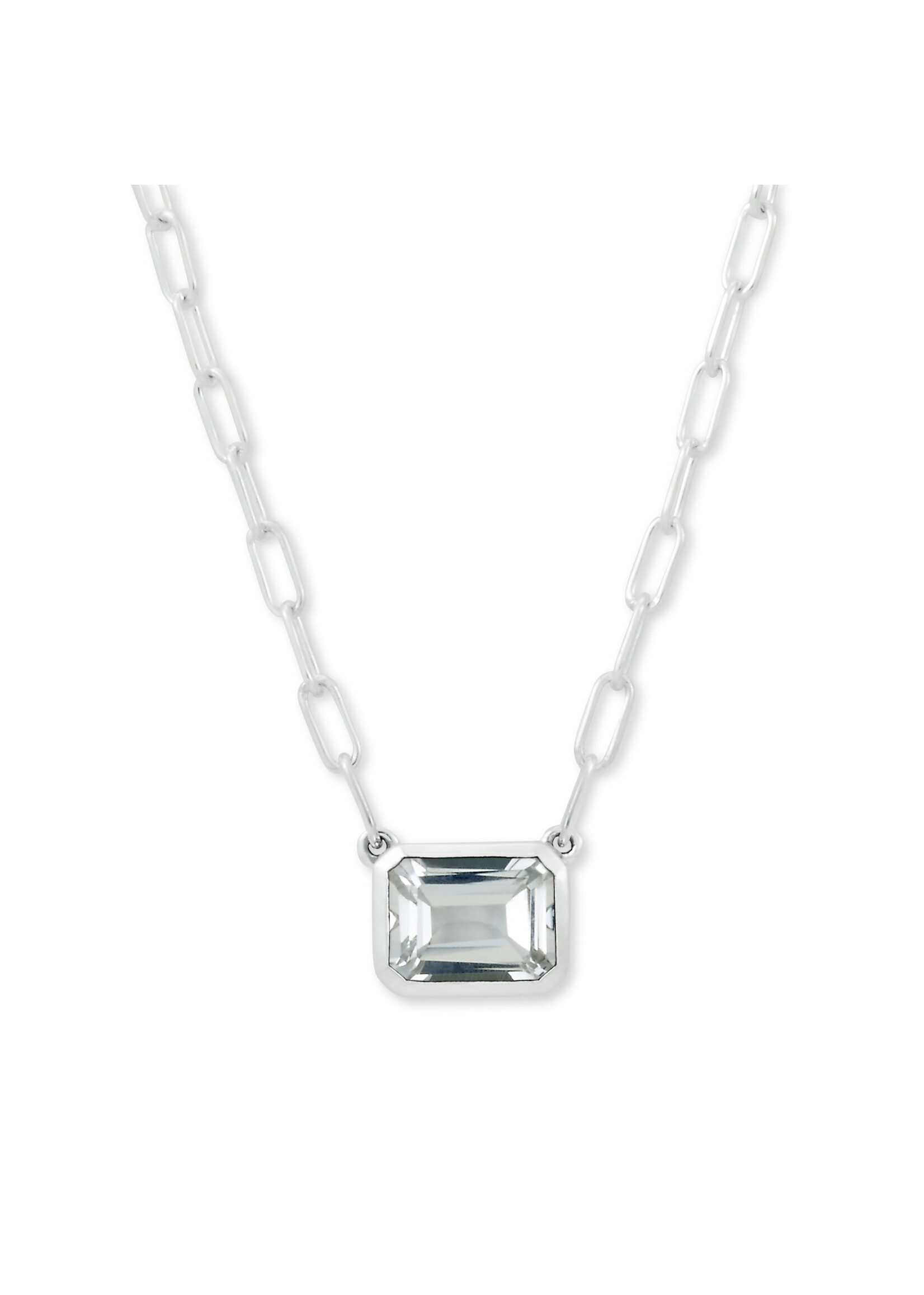 SAMUEL B. Eirini Necklace White Topaz