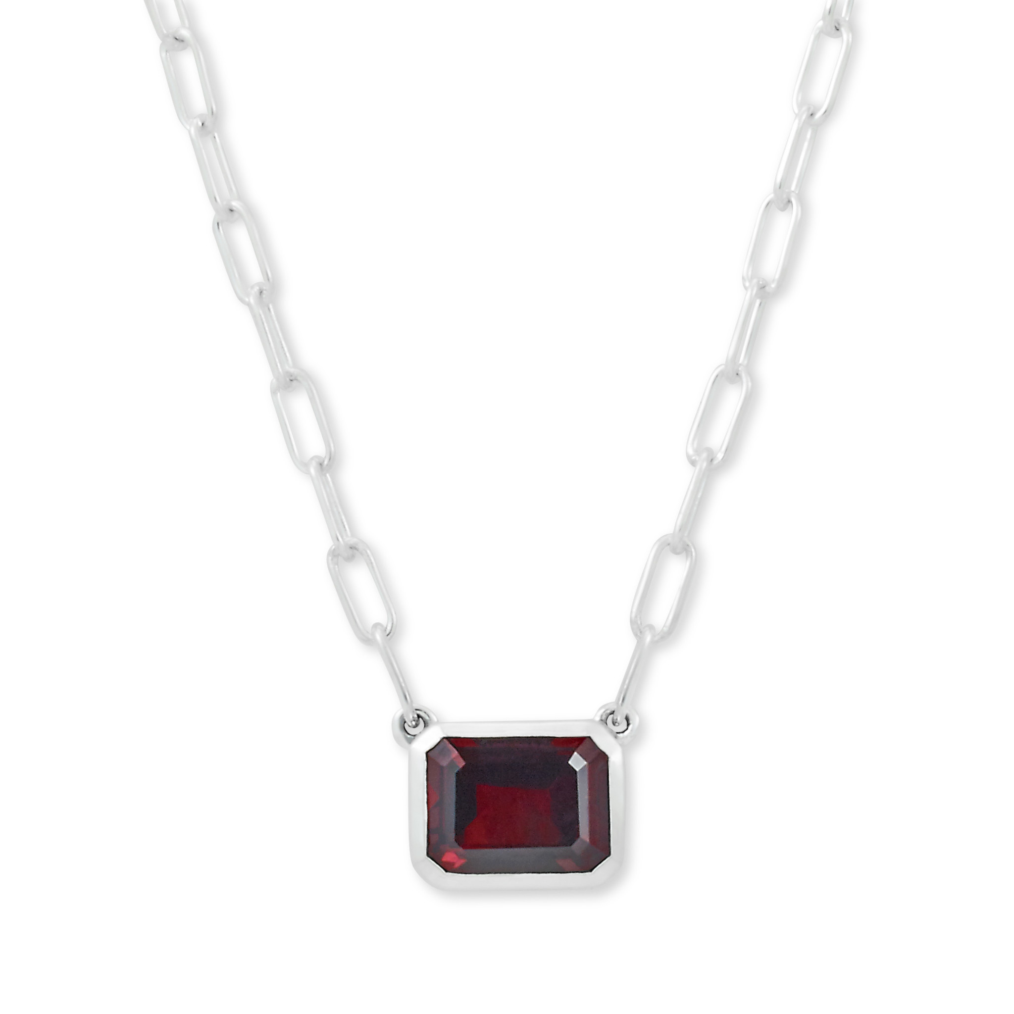 Eirini Necklace Garnet