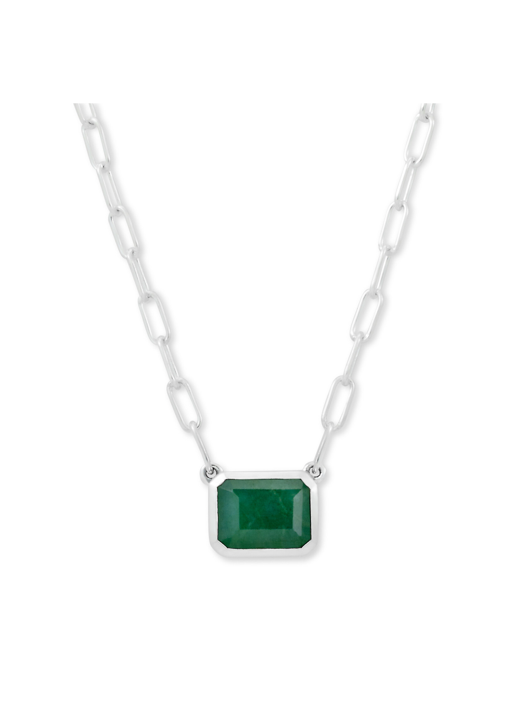 SAMUEL B. Eirini Necklace Emerald