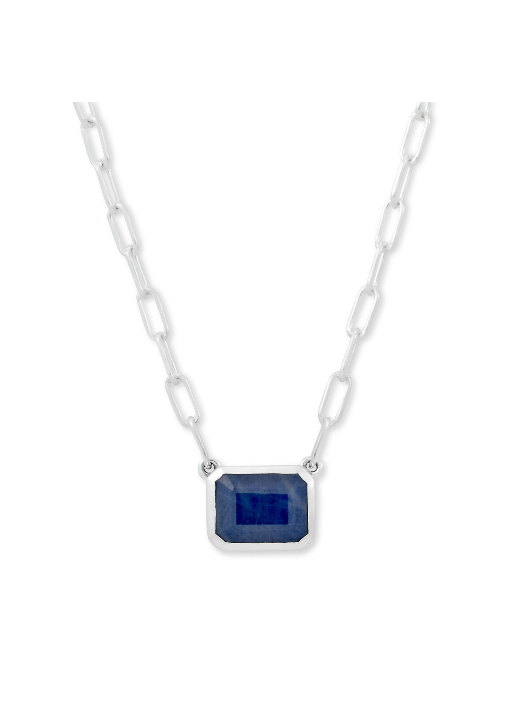 SAMUEL B. Eirini Necklace Blue Sapphire