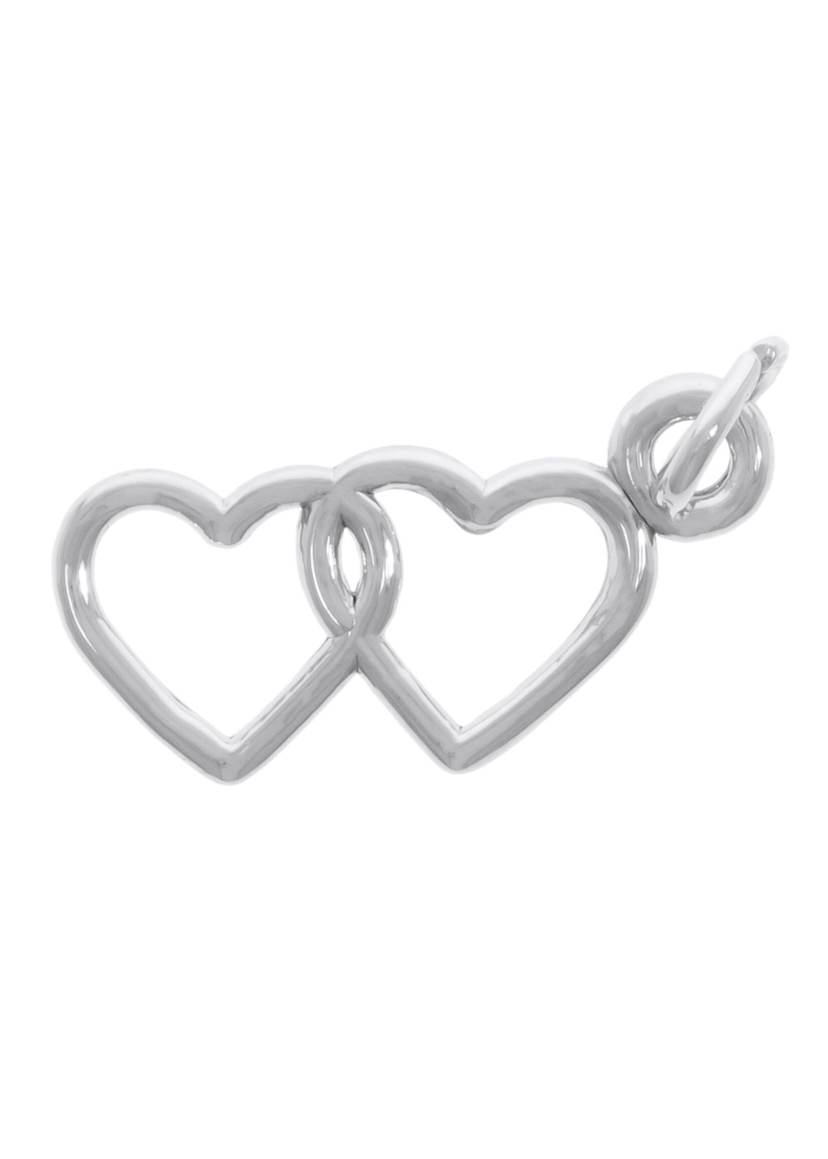 Two Hearts Entwined Charm