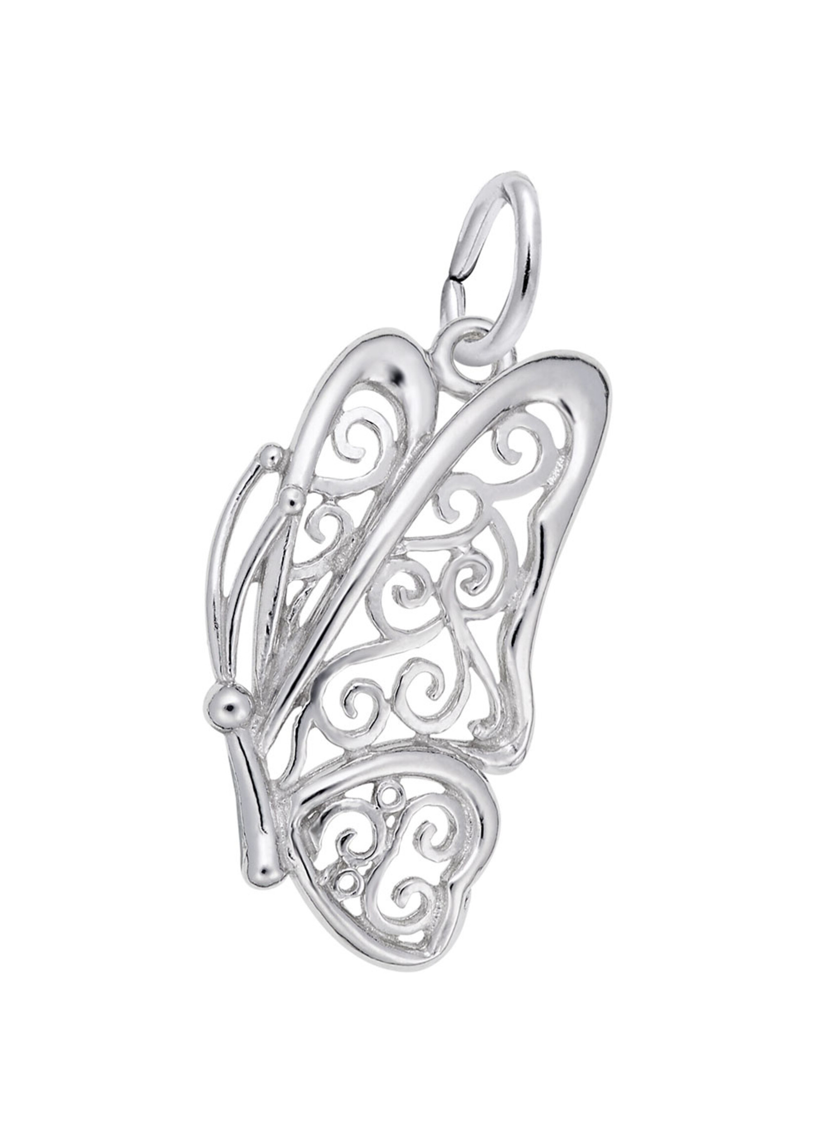 Filigree Butterfly Charm