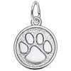 Small Paw Print Charm