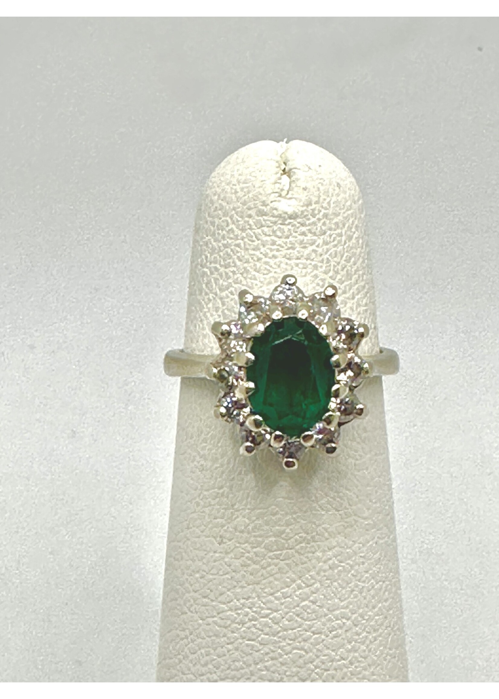 Emerald & Diamond Ring