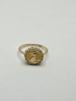Lady Liberty Coin Ring