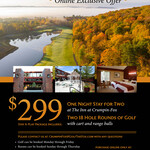 Crumpin Fox Stay & Play Package - 2-Rounds & 1- Night Stay