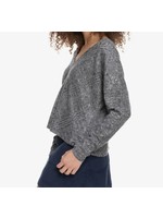 Roxy HIGH TIDE CREW L/S SHIRT- Anthracite Heather