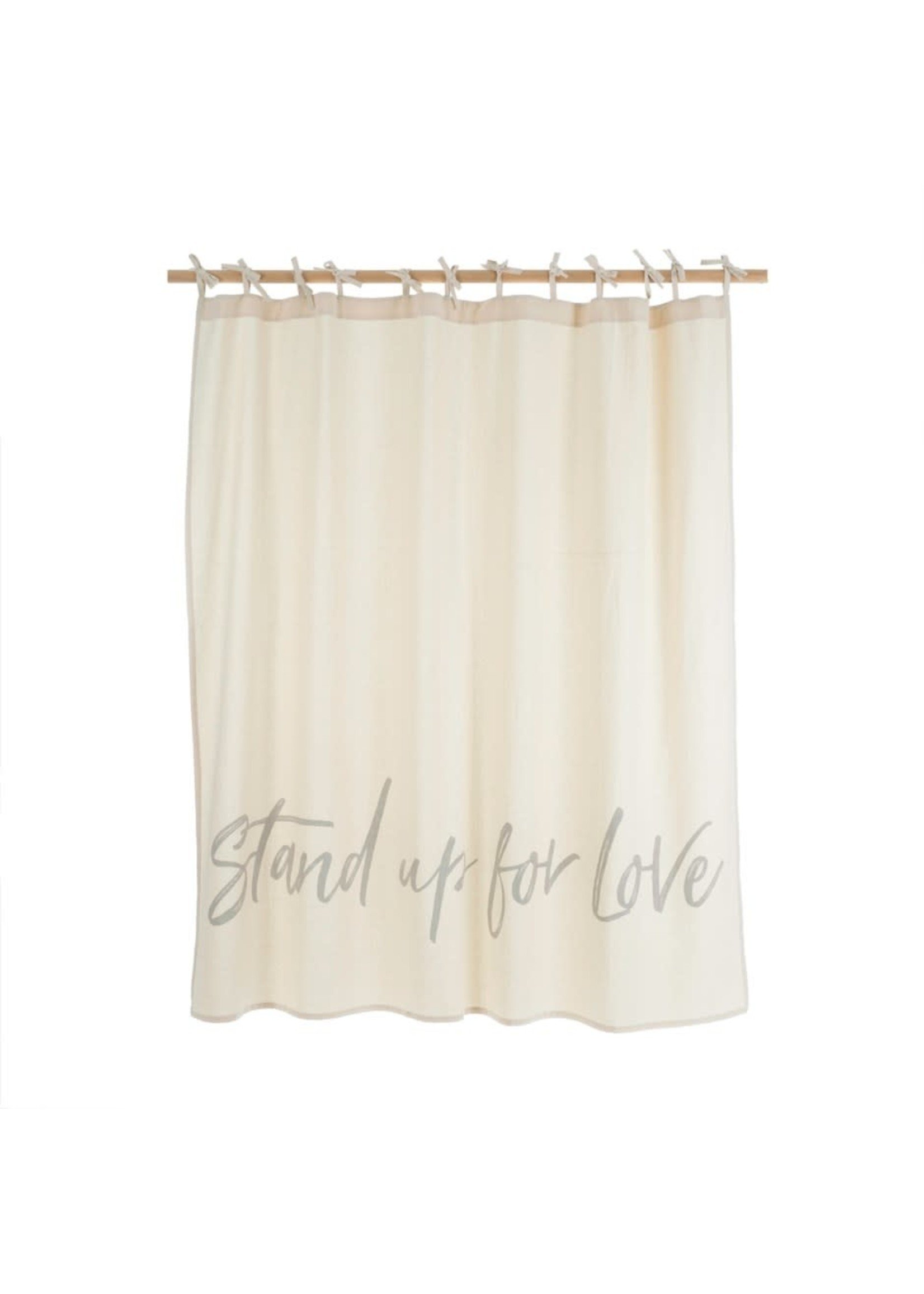 STAND UP FOR LOVE SHOWER CURTAIN