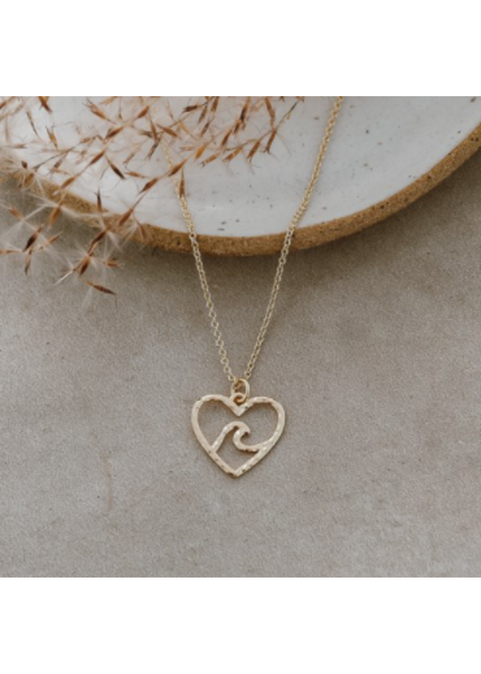 Glee BEACH LOVER NECKLACE- GOLD PLATED