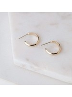 LOVER'S TEMPO LOVER'S TEMPO SILVIA HOOP EARRING 12mm- GOLD