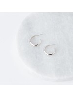 LOVER'S TEMPO SILVIA HOOP EARRING 12mm- SILVER