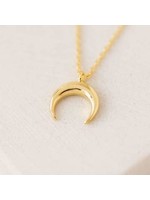 LOVER'S TEMPO TORO HORN NECKLACE- GOLD