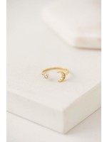 LOVER'S TEMPO MOONLIT RING- GOLD