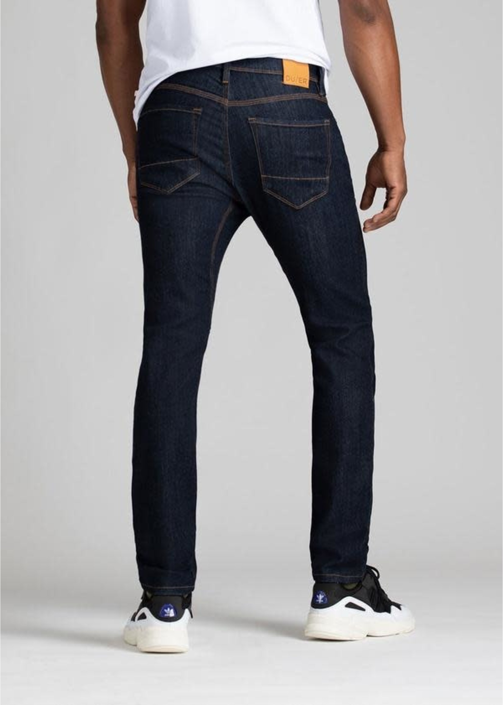 DUER/DISH MFLS3002-PERFORMANCE DENIM SLIM- HERITAGE RINSE