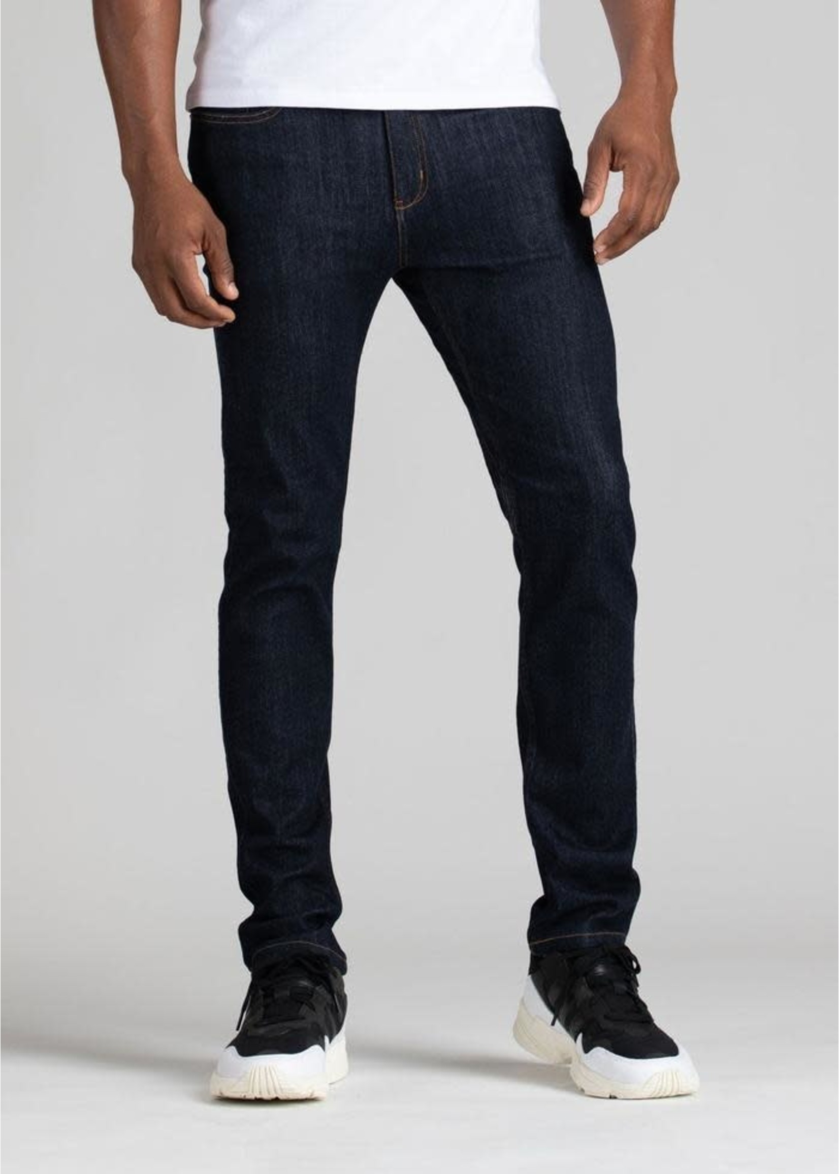 DUER/DISH MFLS3002-PERFORMANCE DENIM SLIM- HERITAGE RINSE