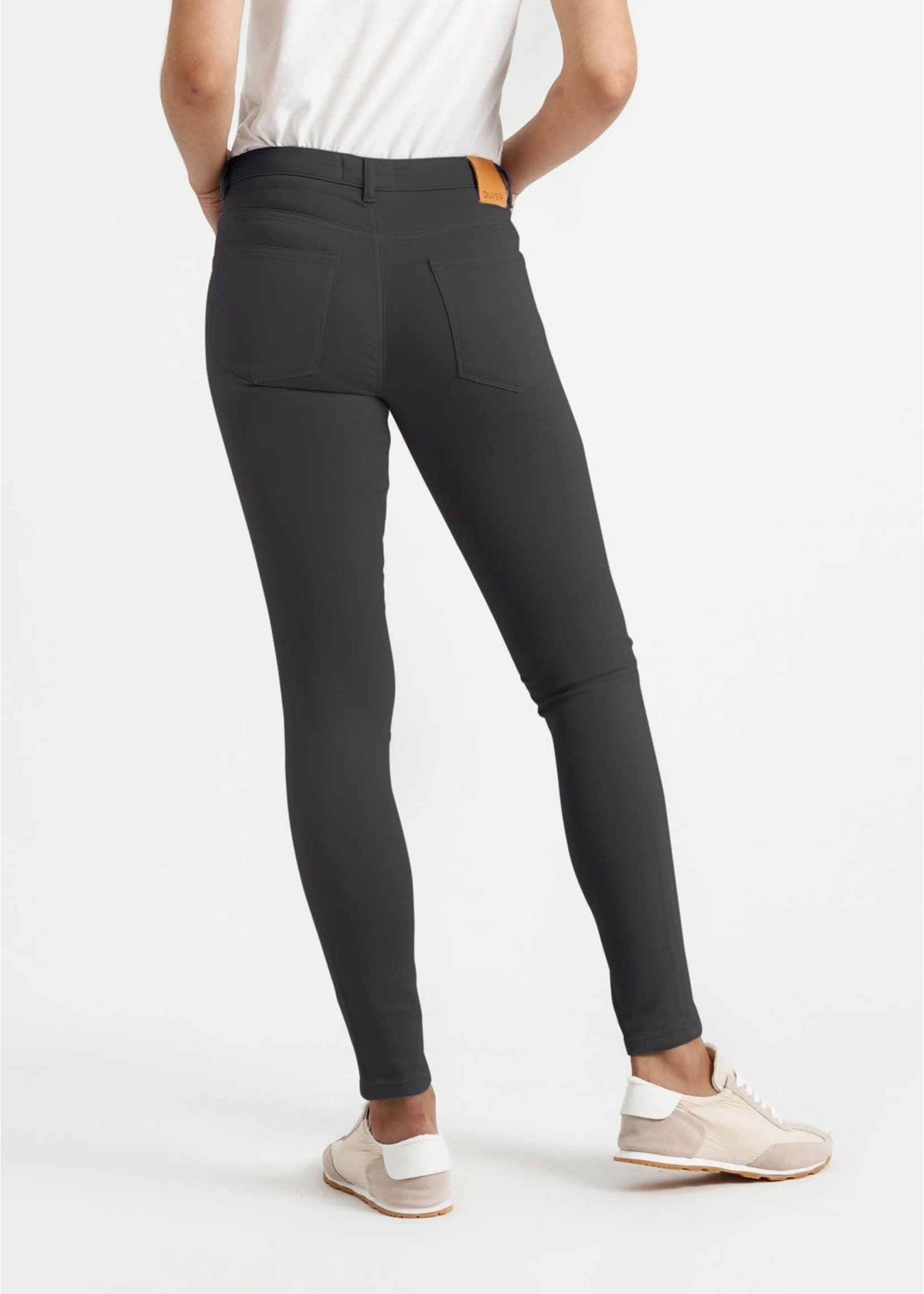 DUER/DISH WOMEN'S NO SWEAT SKINNY- SLATE