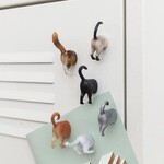 Kikkerland Cat Butt Magnets (Set of 6)