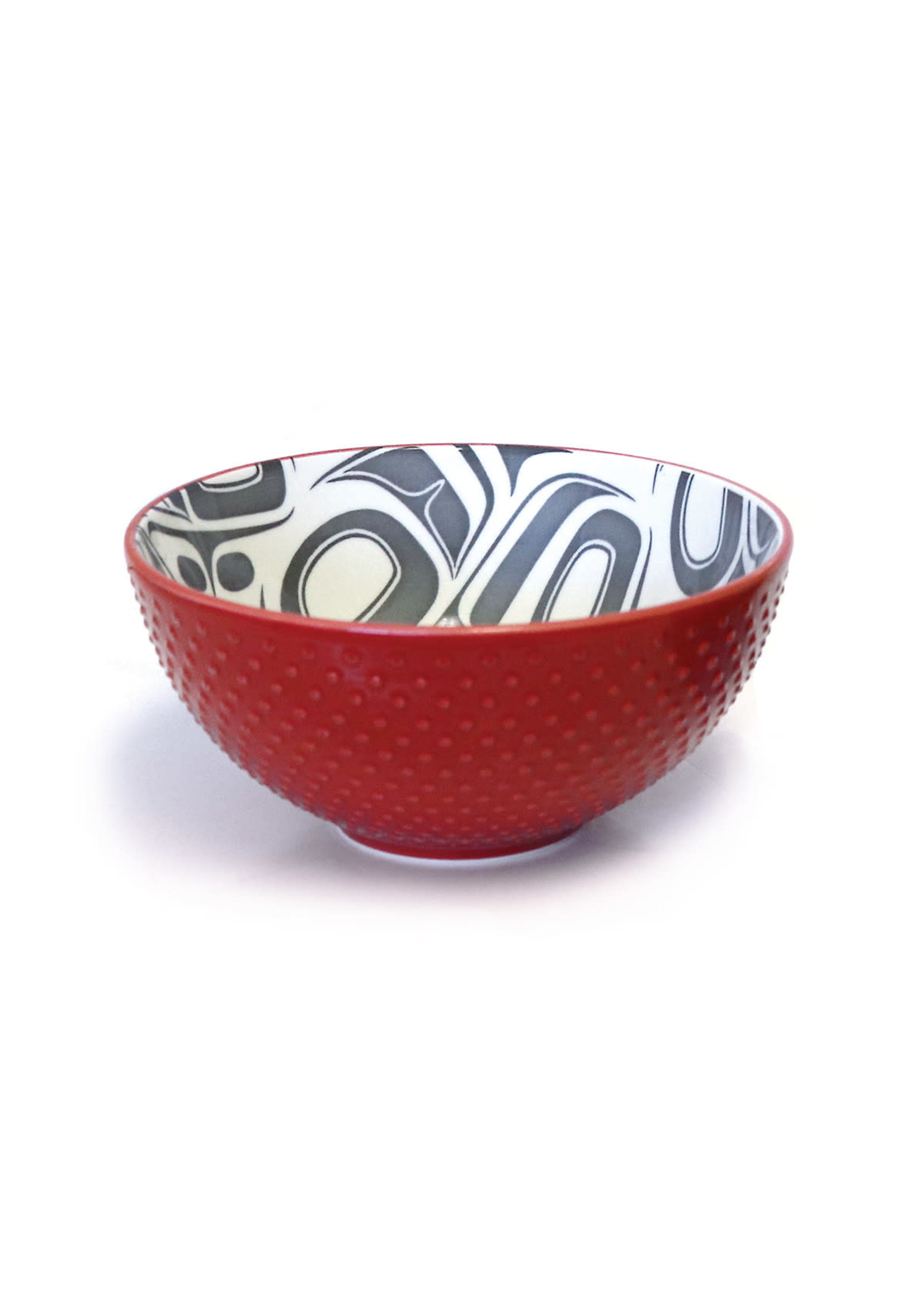 GARFINKEL-MEDIUM ART BOWL- TRANSFORMING EAGLE BY RYAN CRANMER