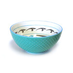 Native Northwest Porcelain Art Bowl - Killer Whale by Trevor Angus (Medium)
