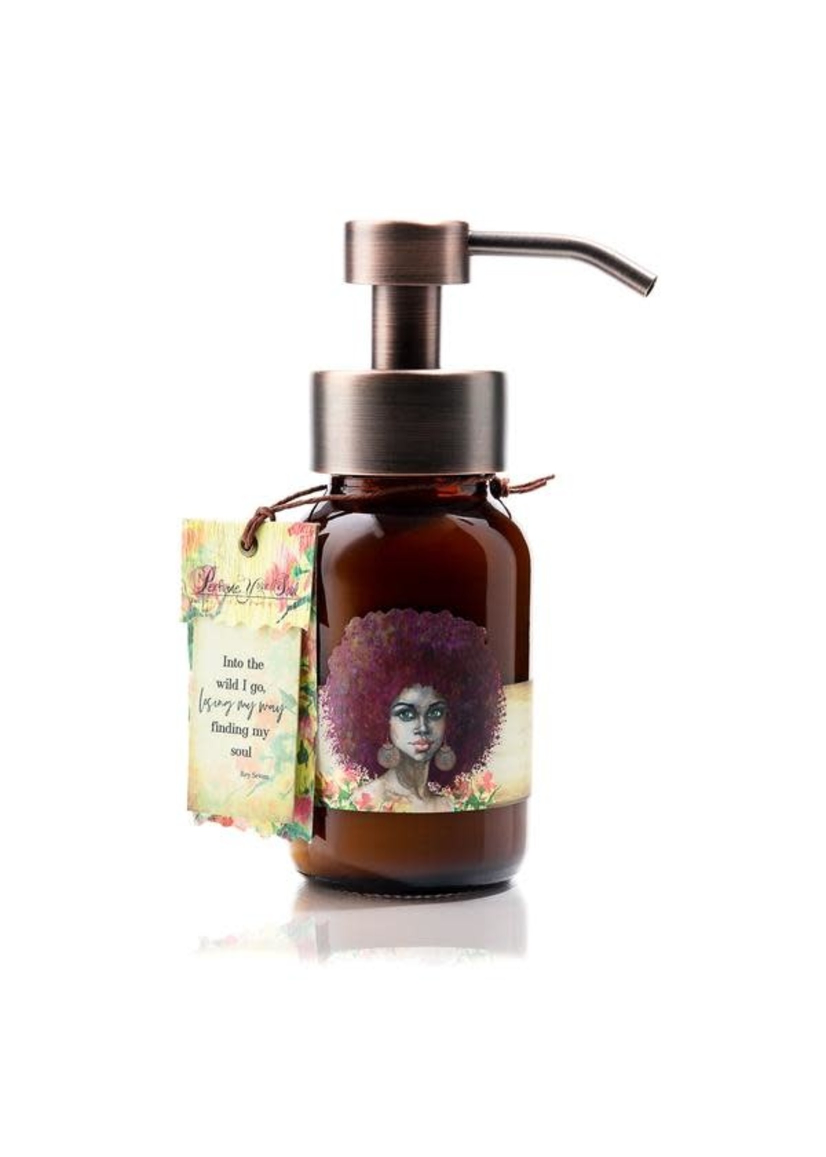 Barefoot Venus INTO THE LIMELIGHT MACADAMIA NUT LOTION GLASS BOTTLE