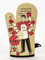 Blue Q Feed You F*ckers Oven Mitt