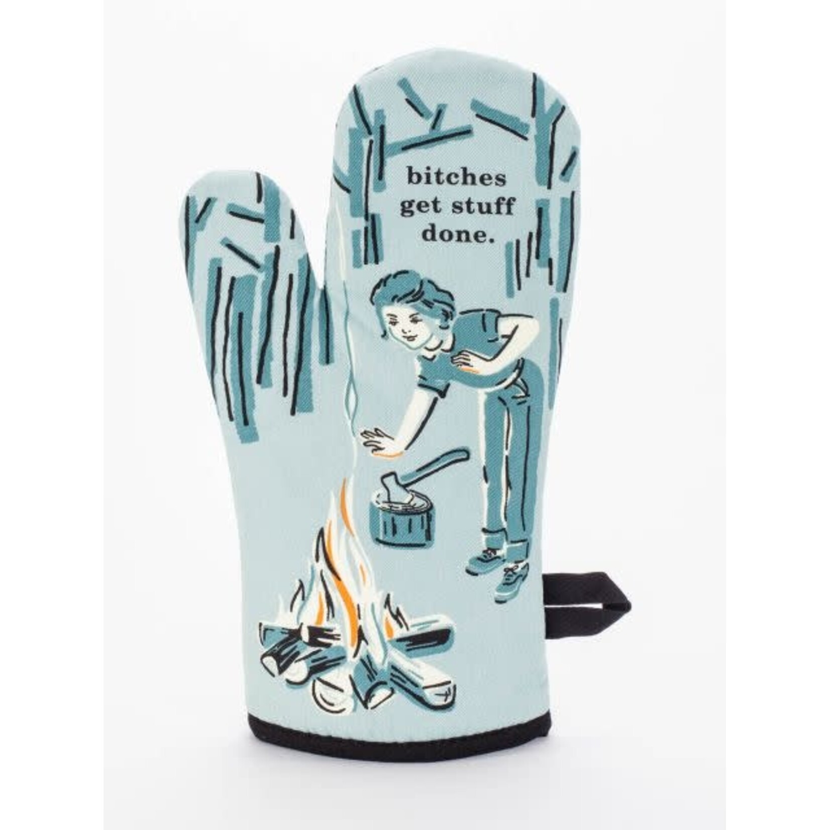 Blue Q Bitches Get Stuff Done - Oven Mitt