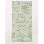 Blue Q Dish Towel - The Food Has Weed In It