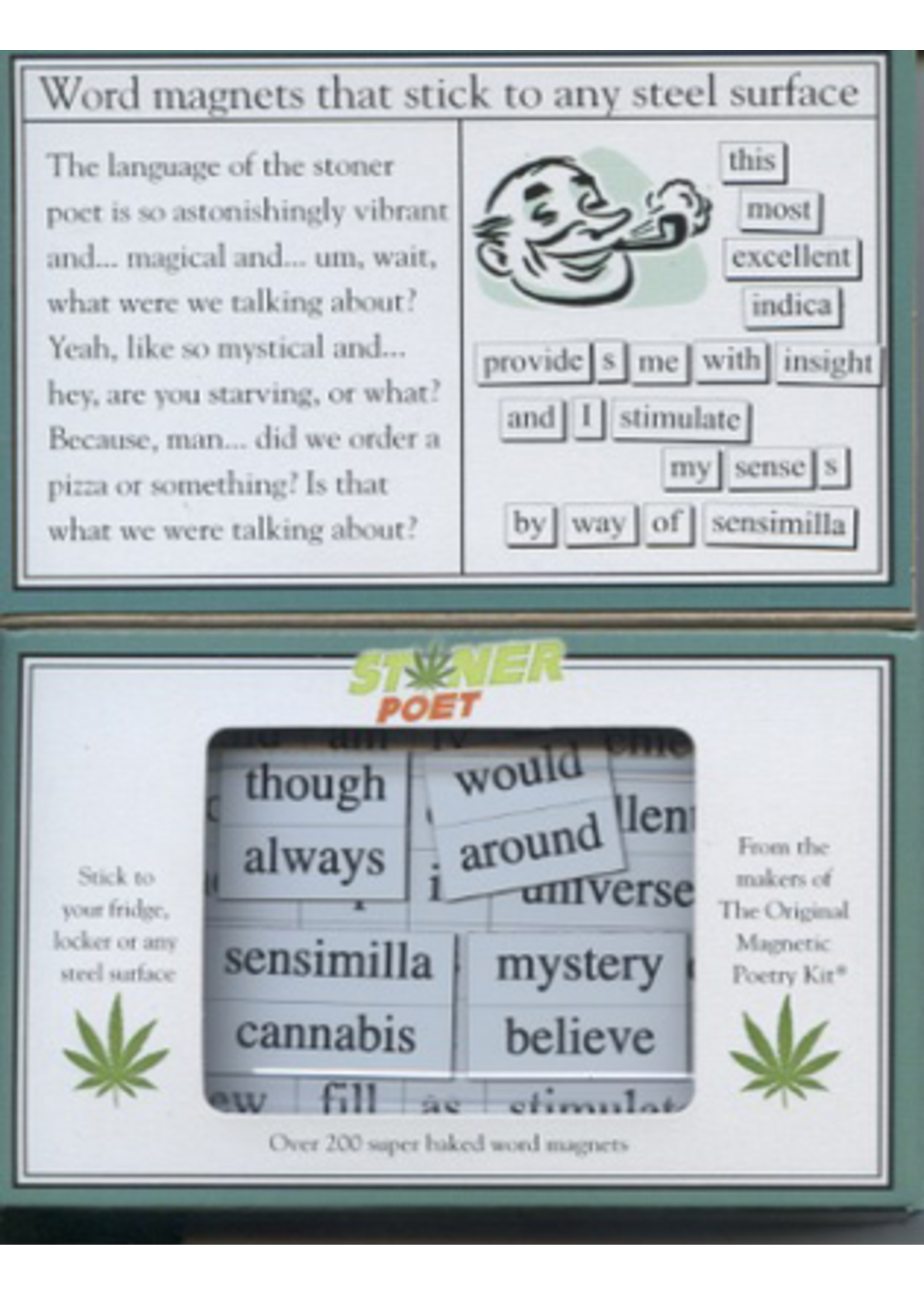 Raincoast Books MAGNETIC POETRY-STONER POET