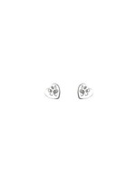 Mimi & Marge BAWA PAW PRINT STUDS - Sterling Silver