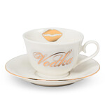 Vodka Tea Cup & Saucer