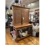 Floral Pattern Wooden Cabinet