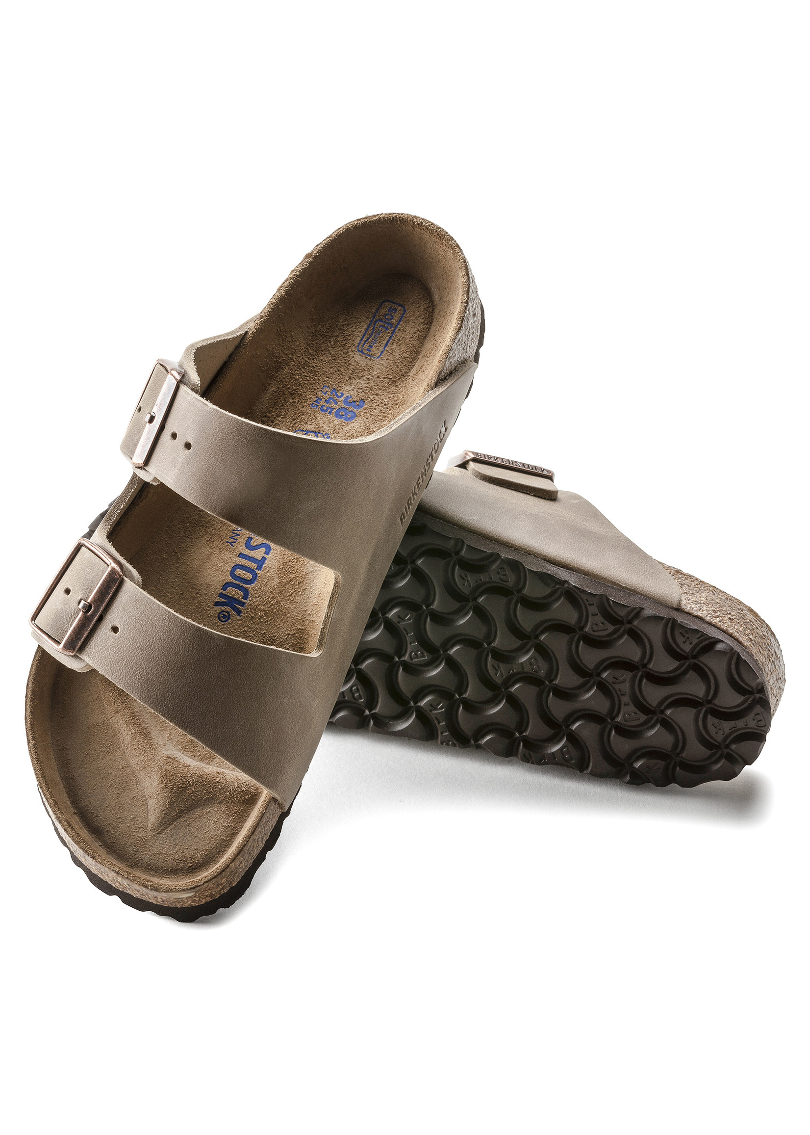 BIRKENSTOCK ARIZONA-LEATHER SOFT BED SANDAL