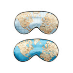 Kikkerland Maps Ultra-Soft Sleep Mask