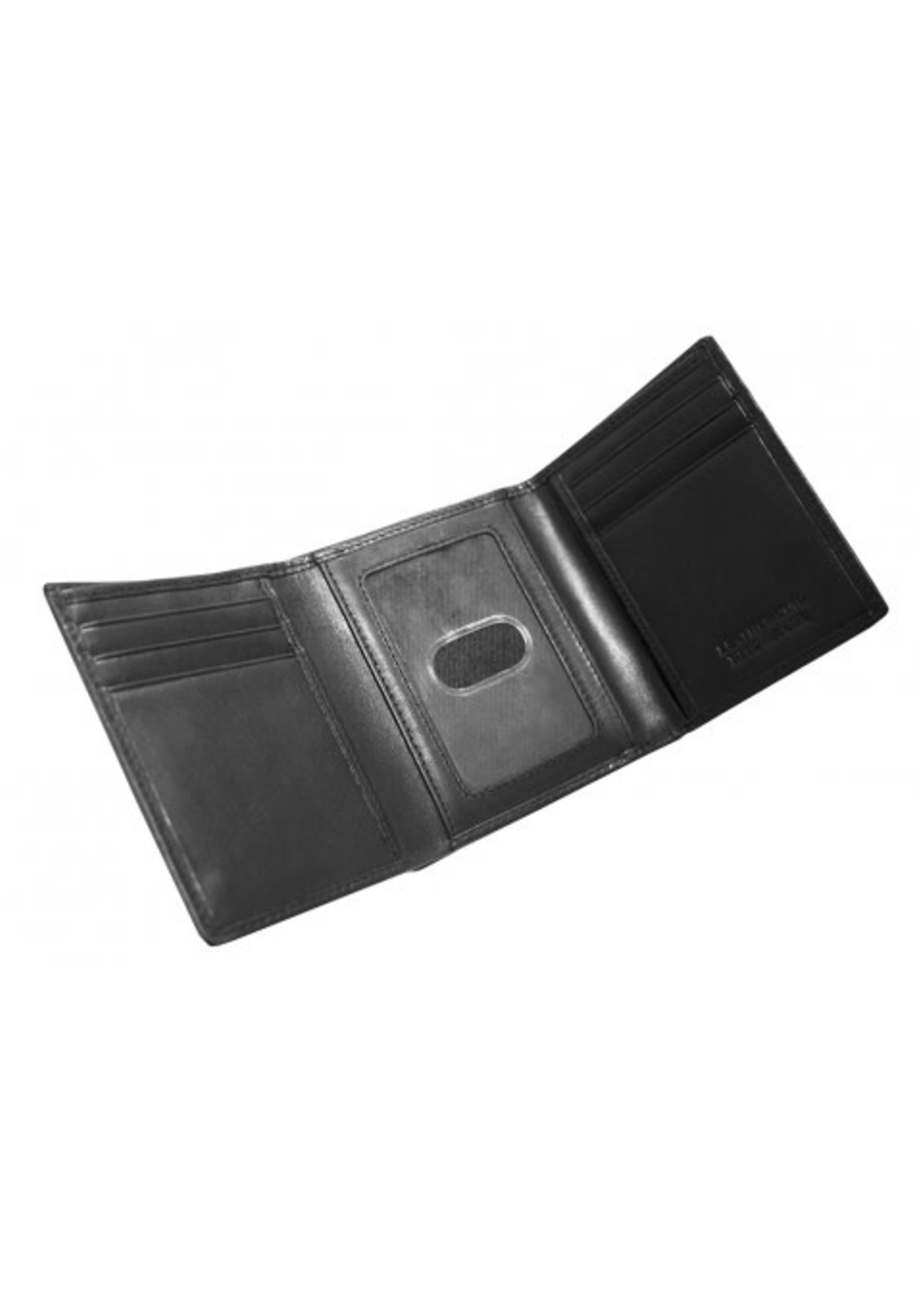 RFID TRIFOLD BILLFOLD - BLACK