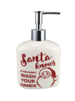 SOAP DISPENSER SANTA KNOWS