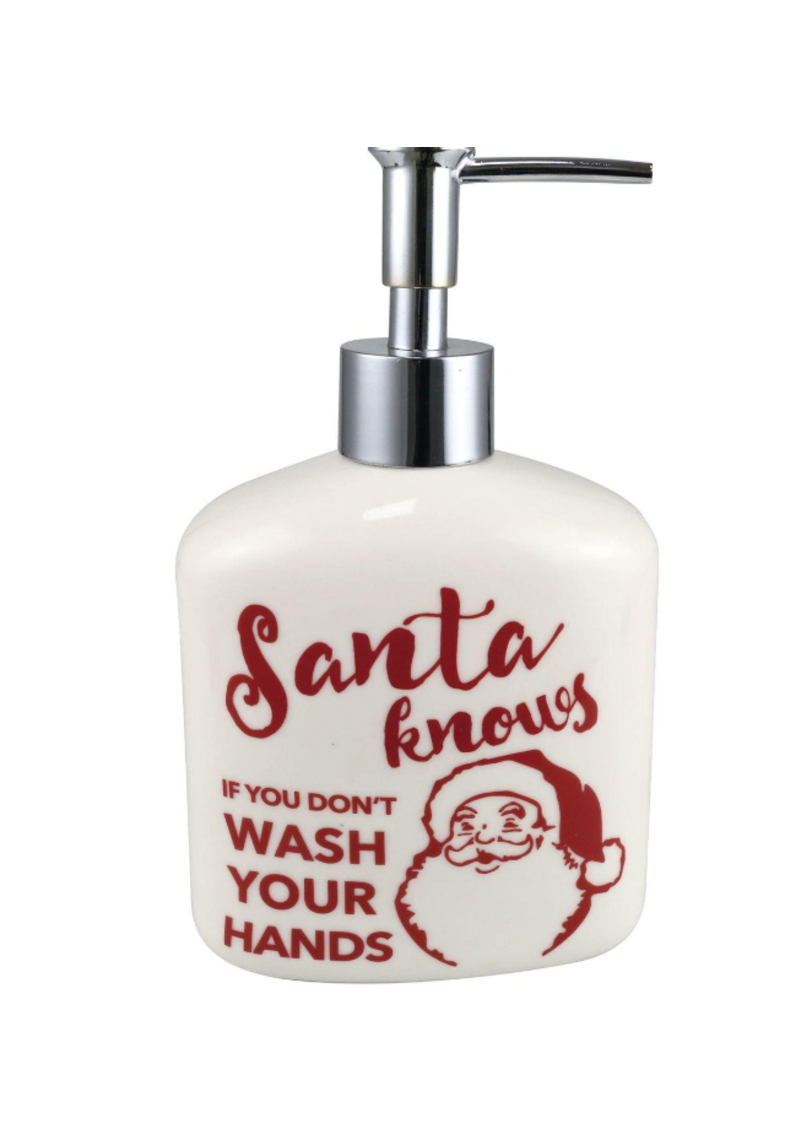 SOAP DISPENSER SANTA KNOWS