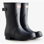 Hunter Women’s Original Short Back Adjustable Rain Boot – Black