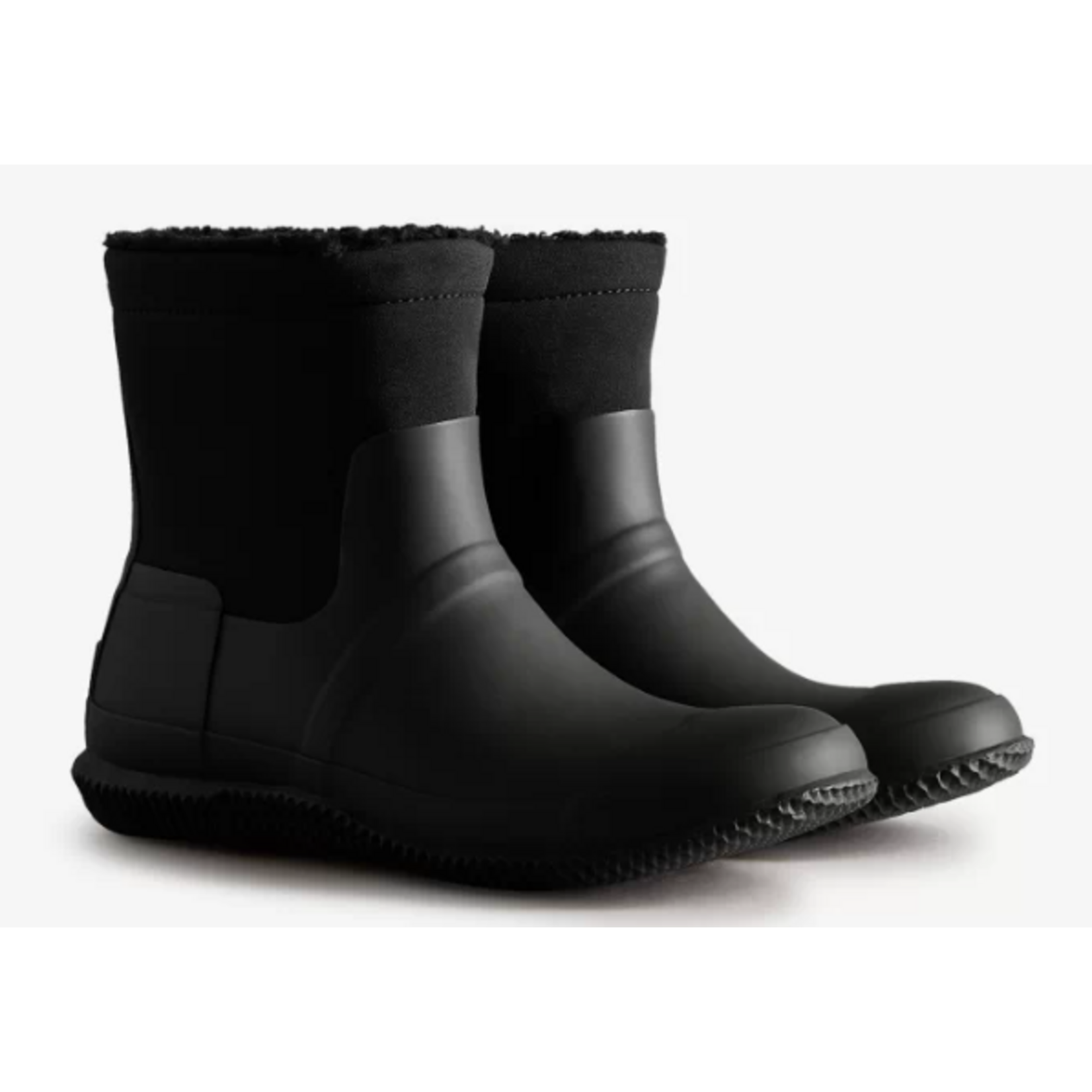 Hunter Roll Top Sherpa Insulated Rainboot in Black (Size 7 Only)