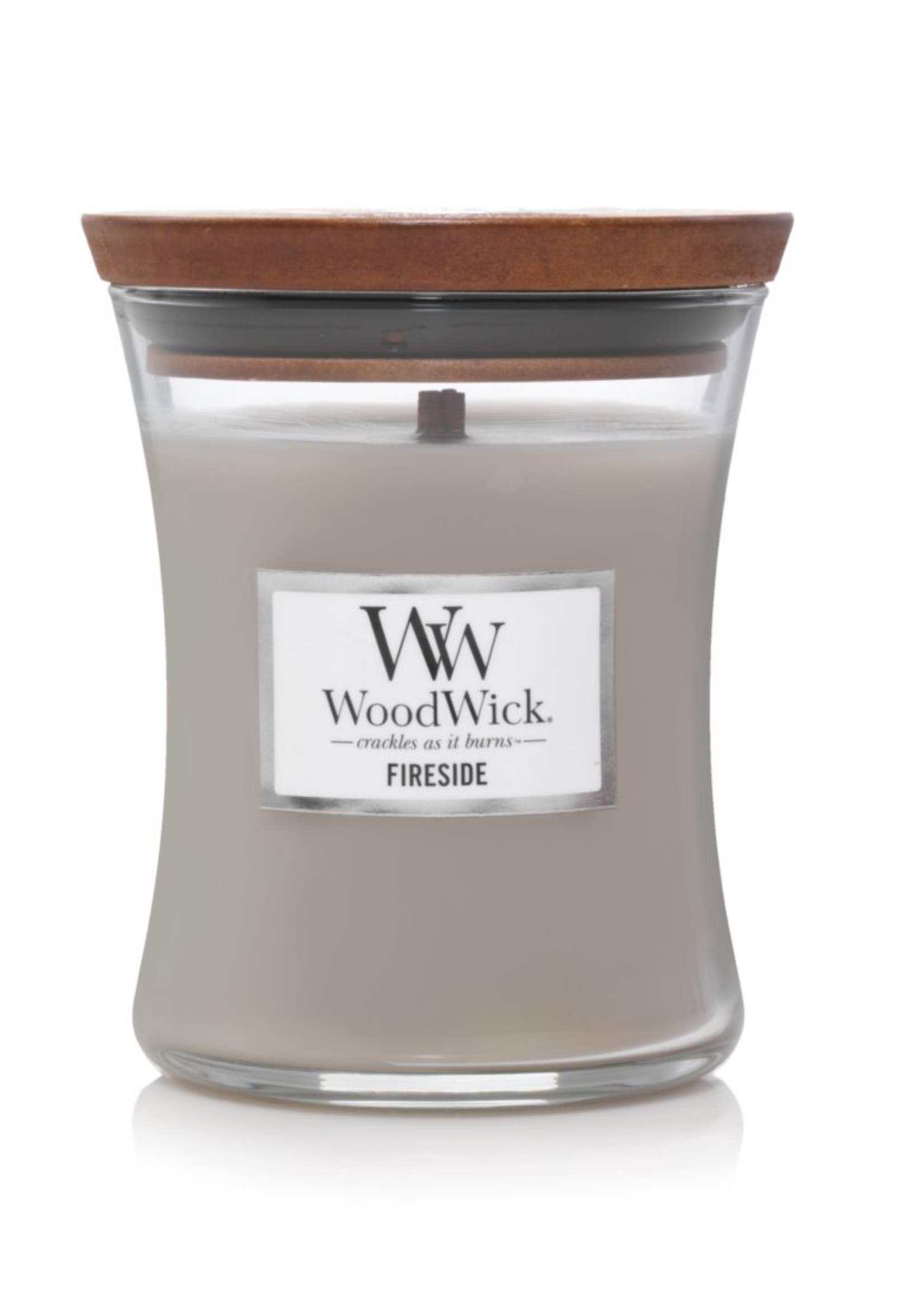 Woodwick FIRESIDE SCENT HOURGLASS CANDLE-Medium
